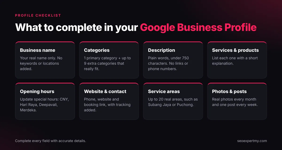 Google Business Profile optimization services