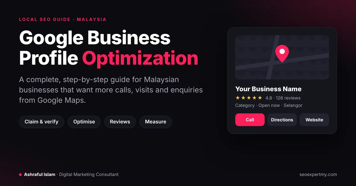 Google Business Profile optimization Service